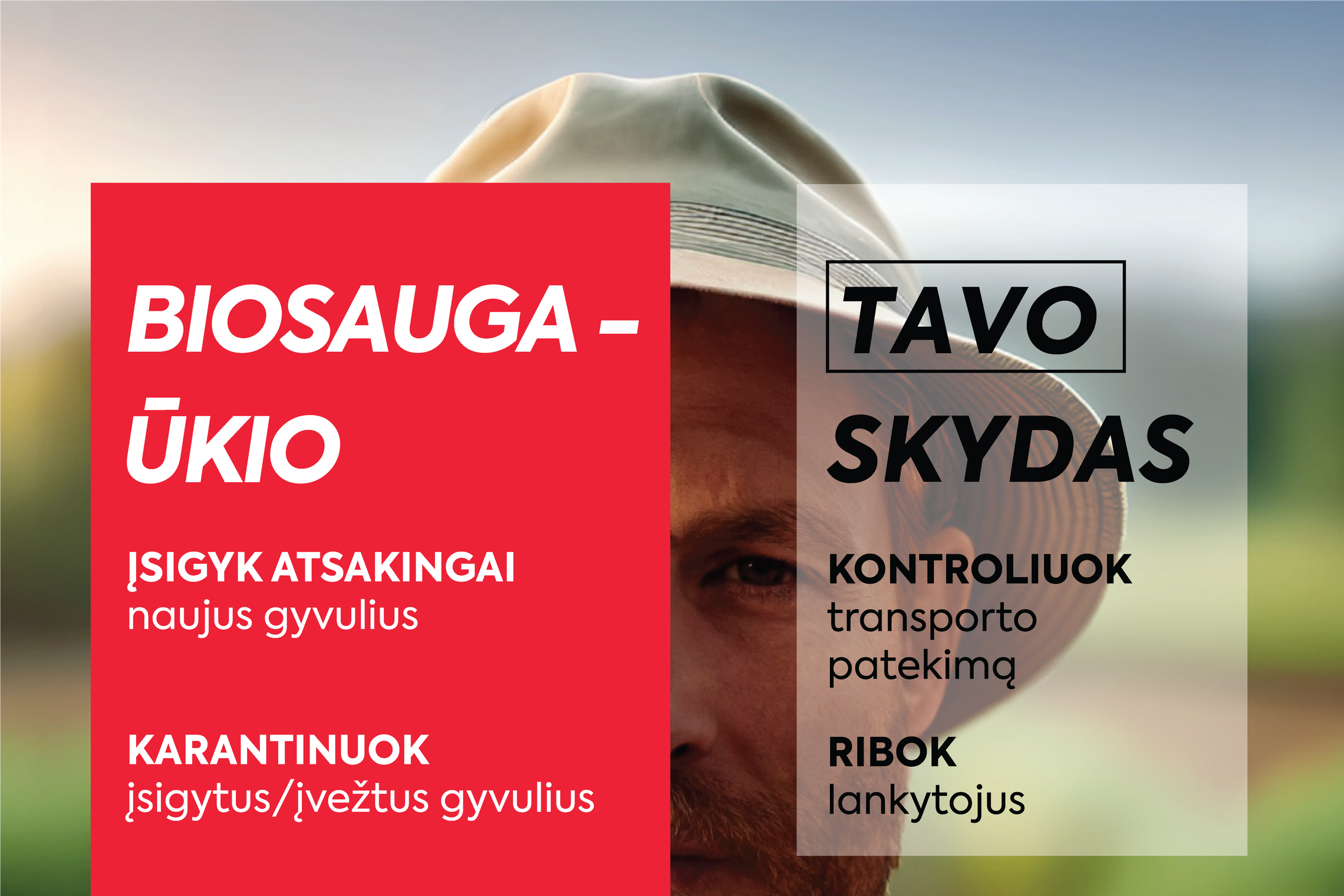 Biosauga tavo ūkio skydas
